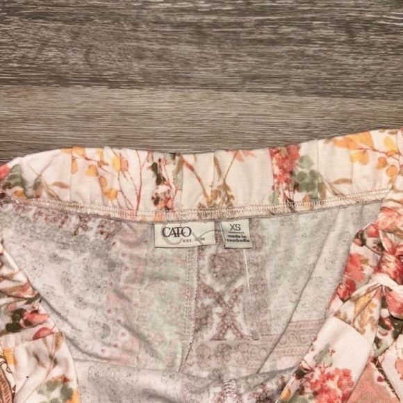 Cato Ruffled Medallion Patchwork Skort - Picture 3 of 4